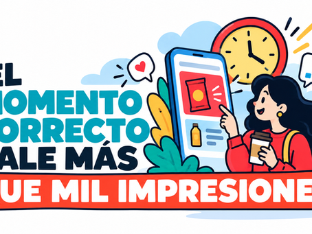 El momento correcto vale más que mil impresiones.