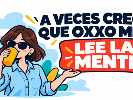A veces creo que OXXO me lee la mente...