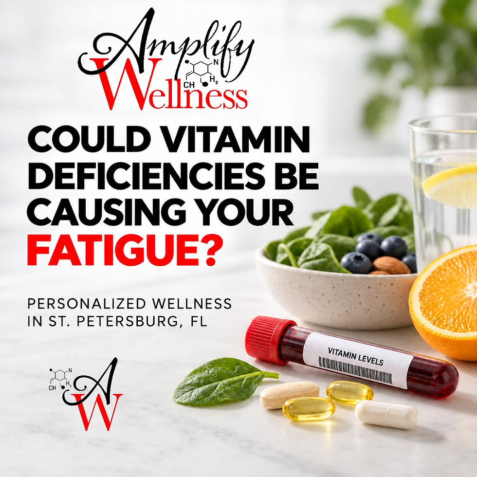 Could Vitamin Deficiencies Be Causing Your Fatigue in St. Petersburg, FL?