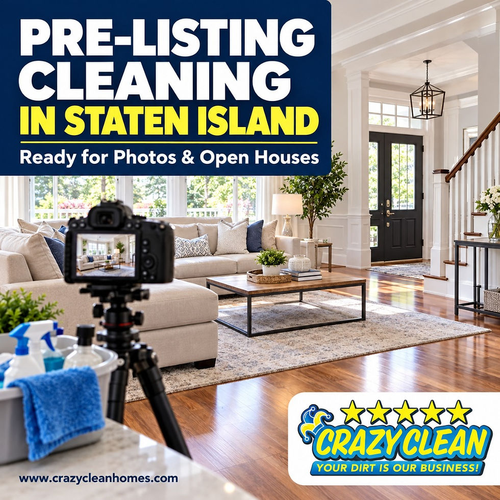 Pre-Listing Cleaning in Staten Island: Get Your Home Ready for Photos and Open Houses