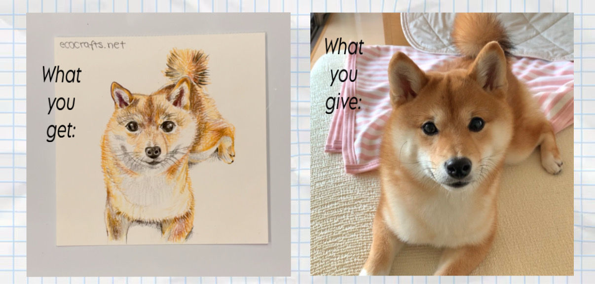 Custom Colored Pencil PET Portrait