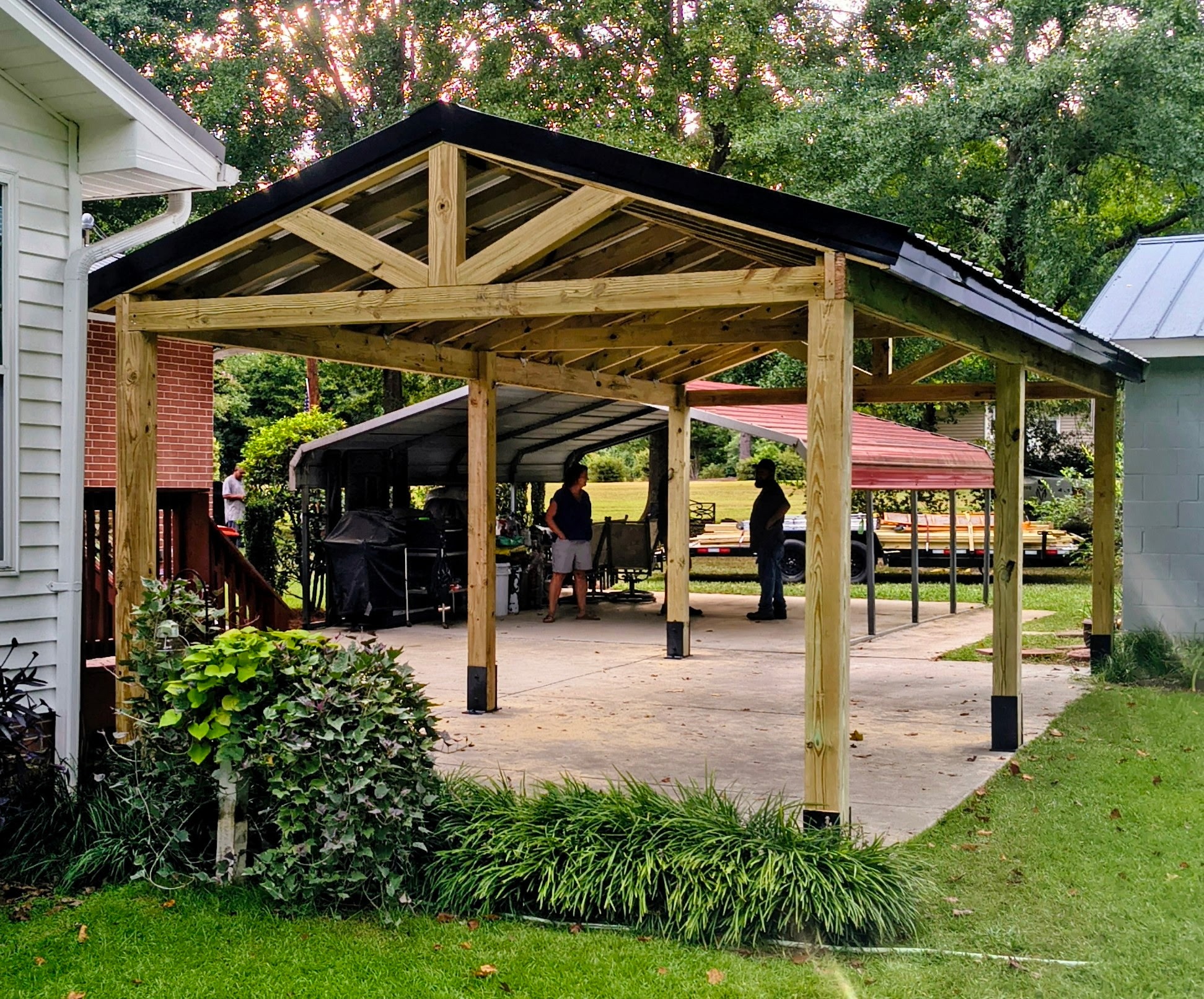 Ironline gable patio cover