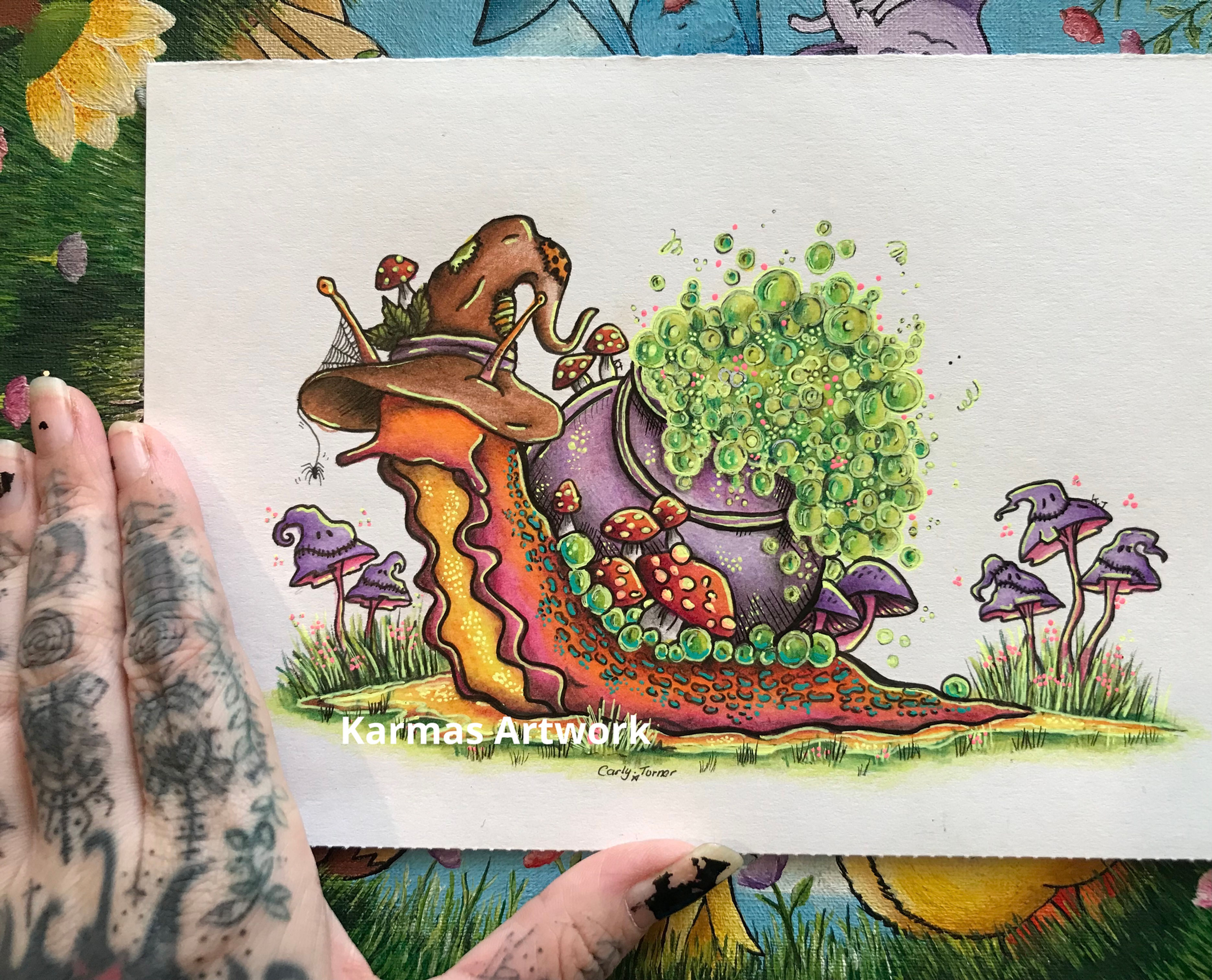 Witches Snail 🐌 Original piece