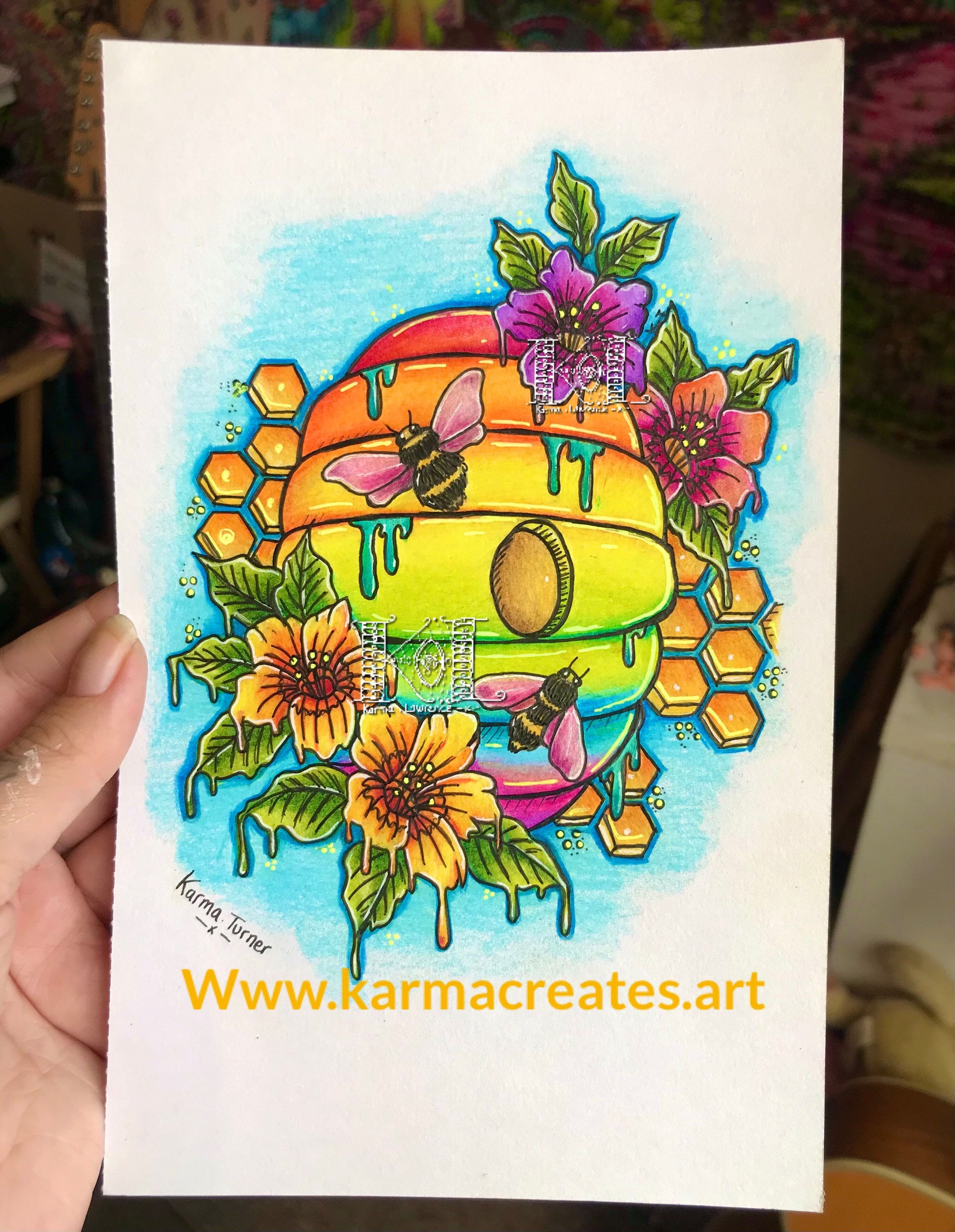 🌈🍯Rainbow Honey 🌈🍯 Print