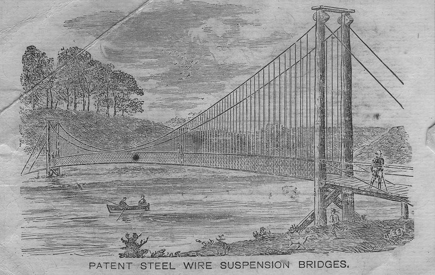 Drawing Harper Steel Wire Suspension Bri