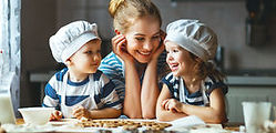 happy-family-in-kitchen-mother-and-child