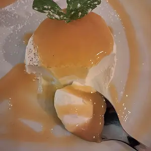 Pannacotta with sauce