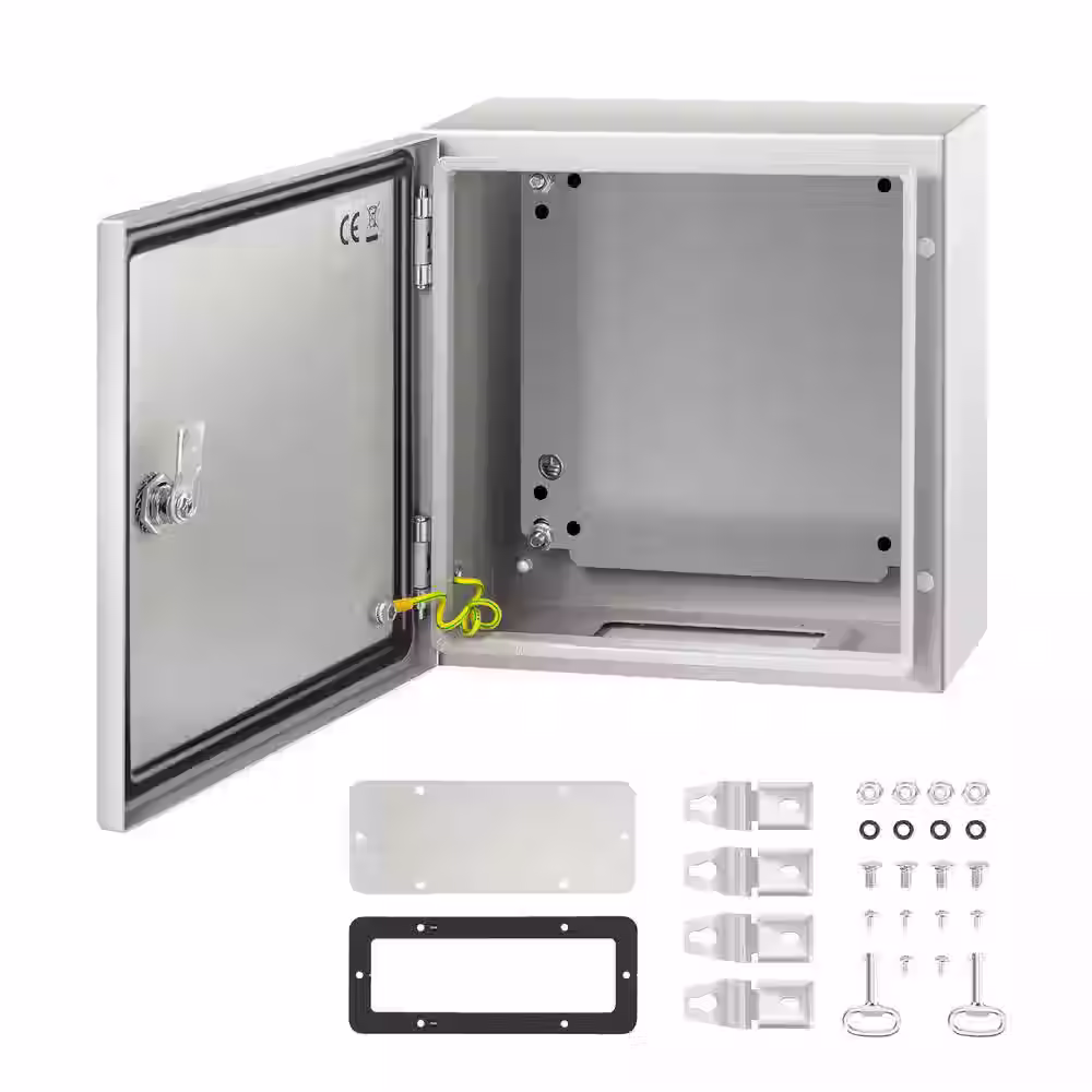 NEMA Steel Enclosure, Measuring 12 x 12 x 6 in. NEMA 4X Steel Electrical Box