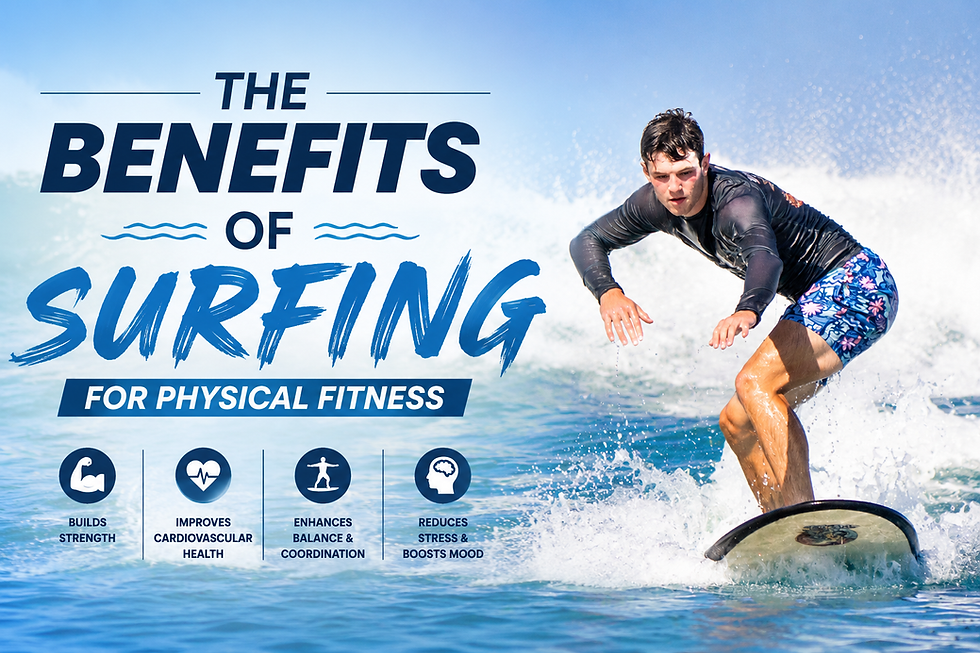 The Benefits of Surfing for Physical Fitness