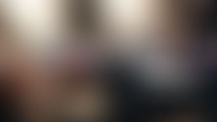 Close-up of hands playing an acoustic guitar and a snare drum in a music studio with glowing neural network overlays