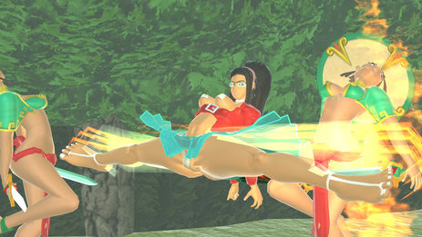 muscular latina kicks