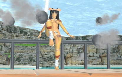 latina girl fights with knee srikes