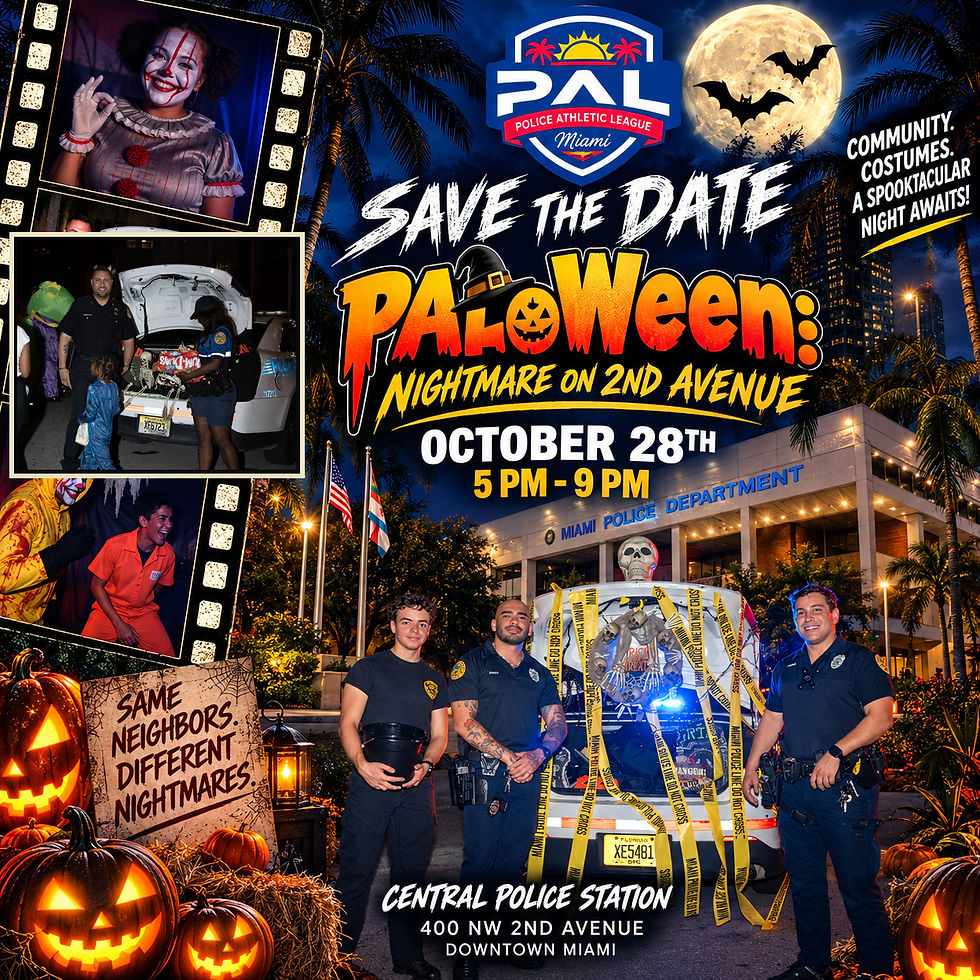 Miami PAL 2026 PALOWEEN AND TRUNK OR TREAT