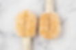 dry brushes on marble opposite direction