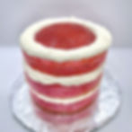 4" Vanilla Strawberry Butter Cream Cake