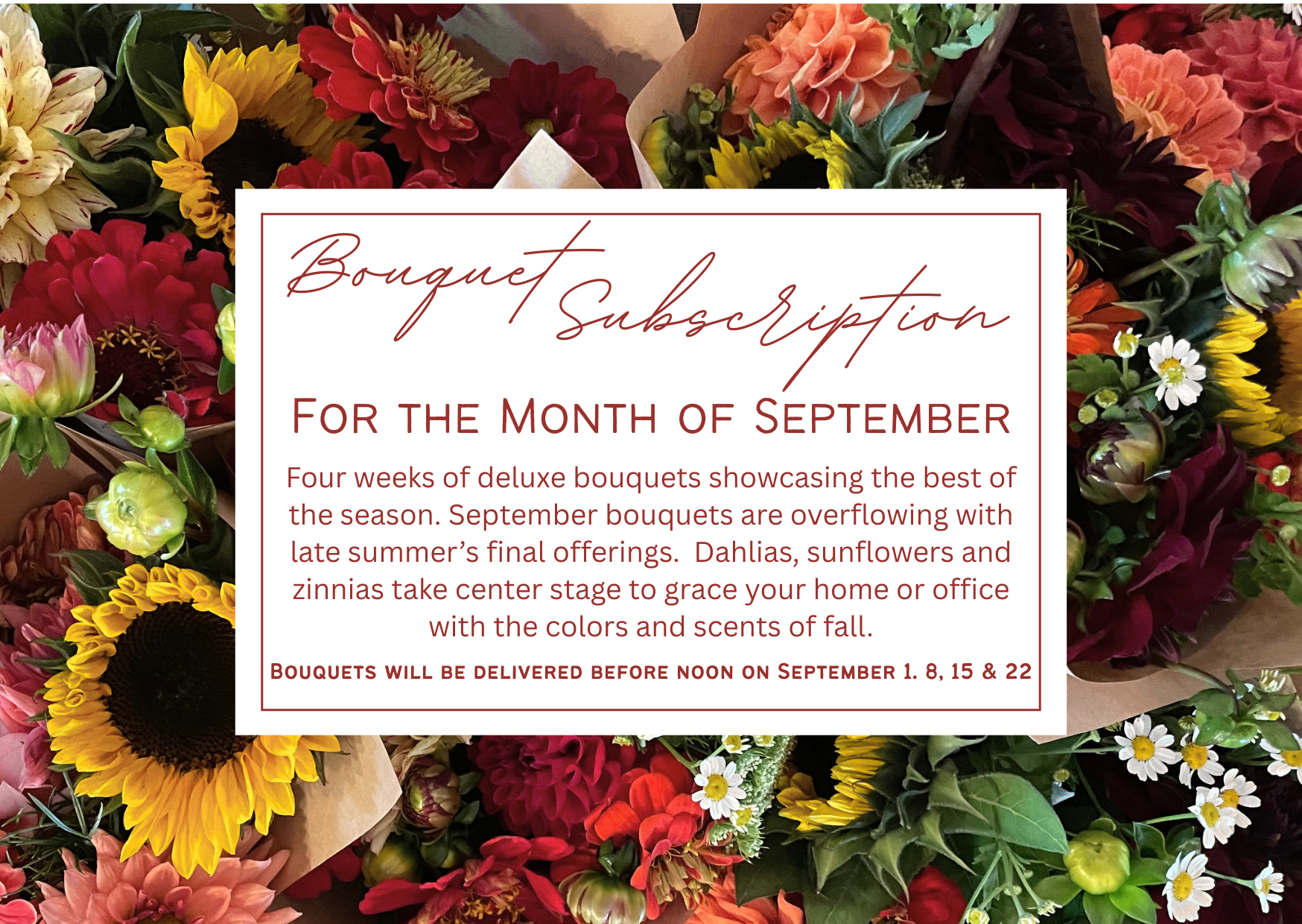 September Bouquet Subscription