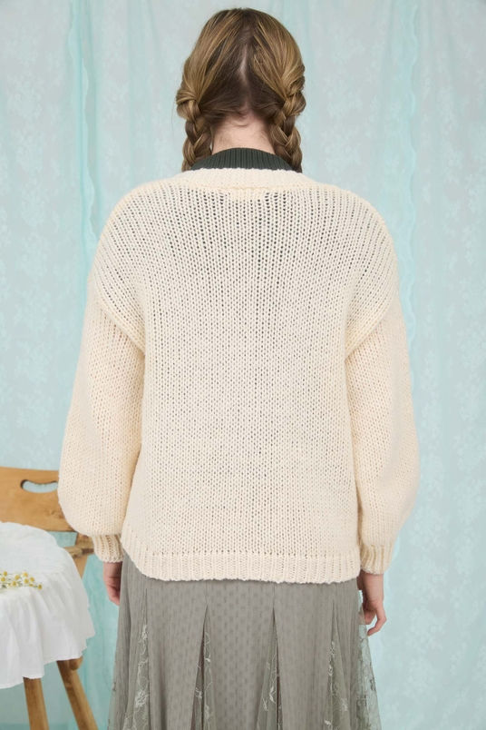 Thumbnail: Emily Floral Knit Cardigan