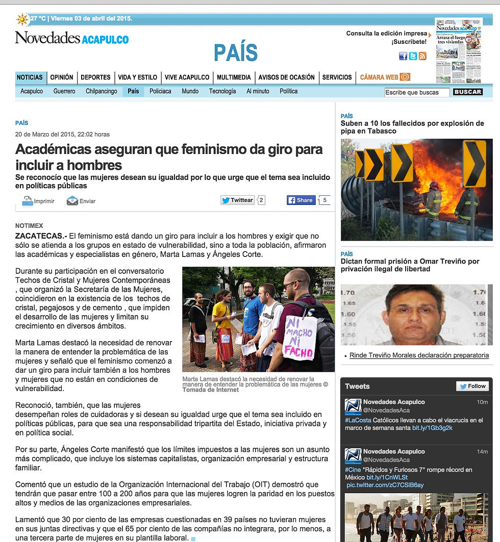 Reseña Conversatorio Feminismo