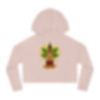 Thumbnail: Cropped Hooded Sweatshirt