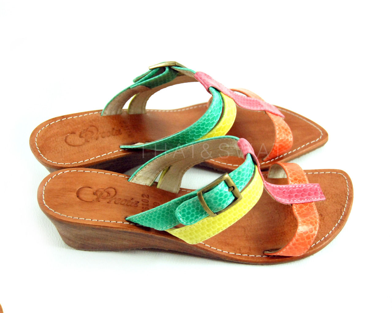 #06102 Snake Leather Sandal