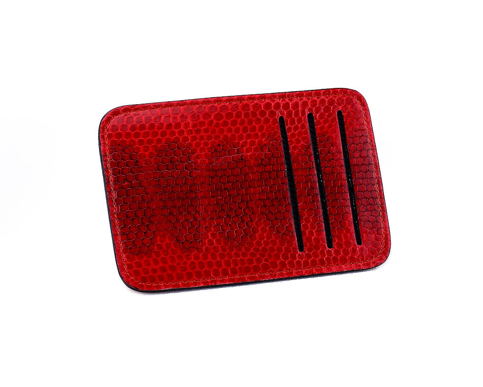 Thumbnail: Snake Leather Card Holder