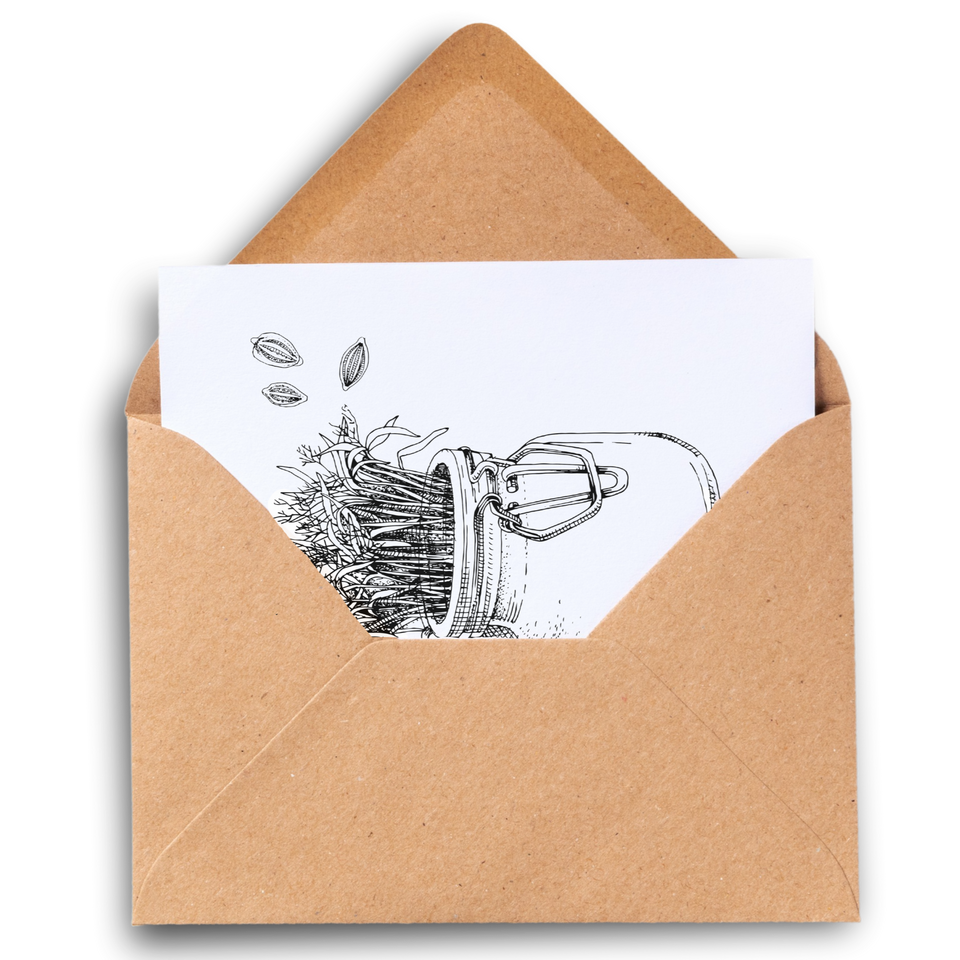 Opening sympathy card