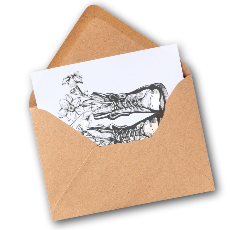 Opening sympathy card