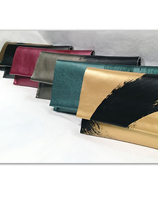Designer Vinyl Clutches, purses, handbags