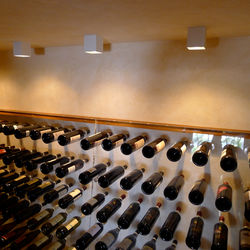 Rustic plaster finishes.