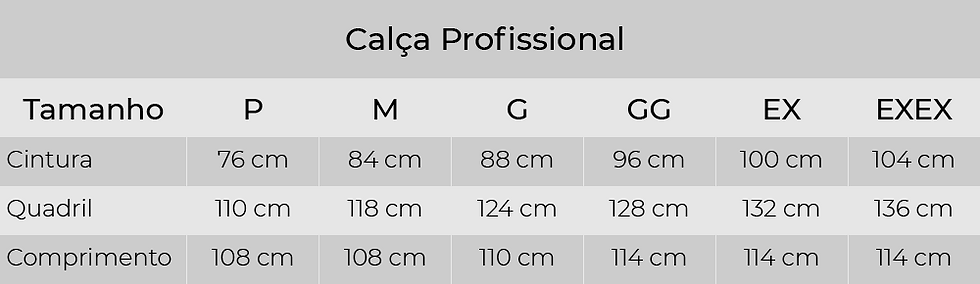 Miniatura: Calça Profissional Branca