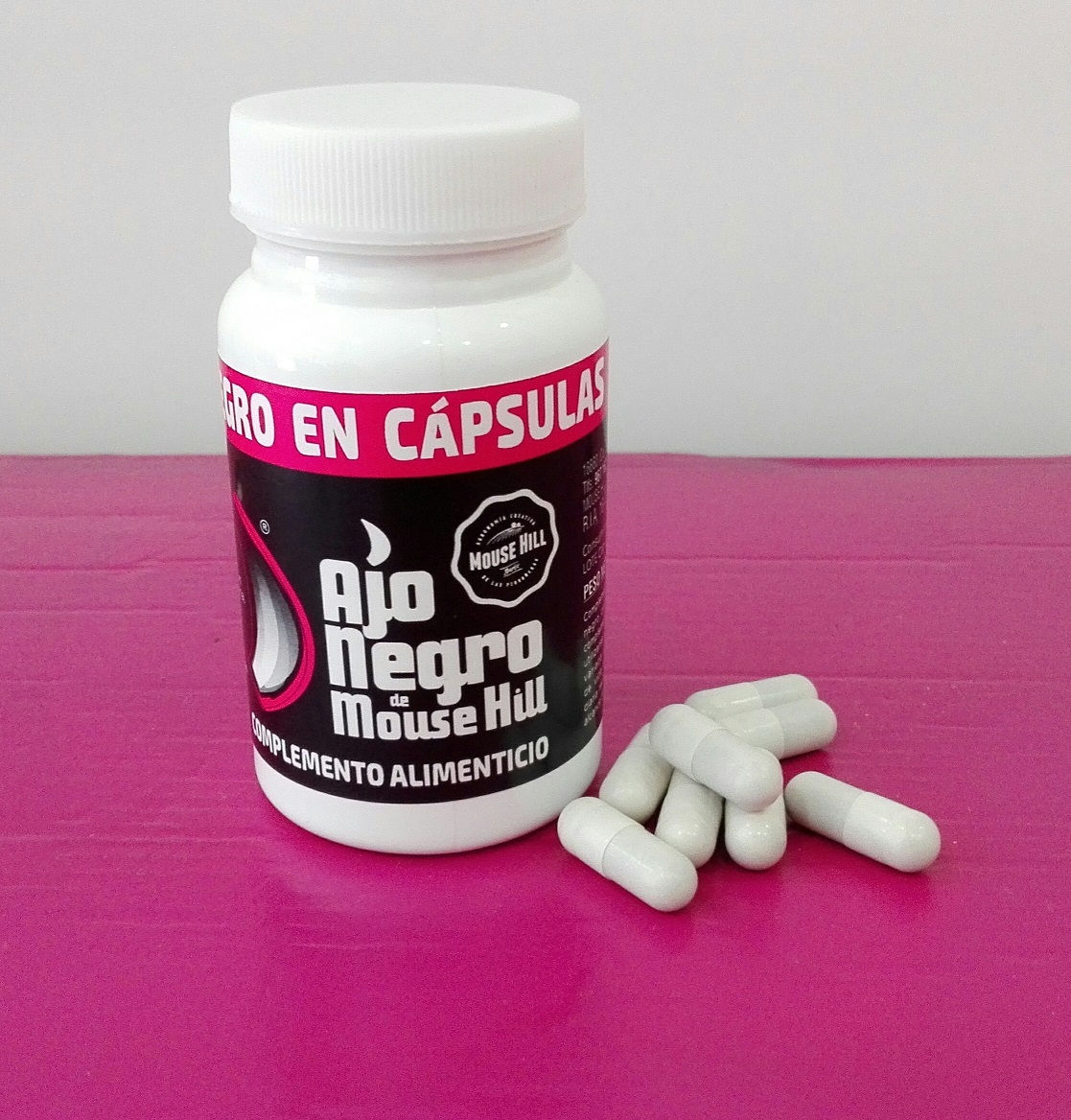 Cápsulas Ajo Negro Mouse Hill 35 cápsulas
