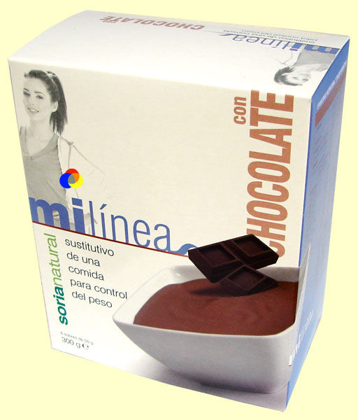 MI LÍNEA CON CHOCOLATE, 6 sobres de 50 g.