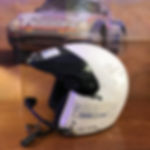 Race helmet GPA 1987 Jean-Luc Roy Paris-Dakar Signed by Pierre Lartigue