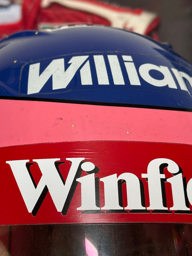 Miniature : Race helmet Bell 1998 Jacques Villeneuve Winfield Williams Signed