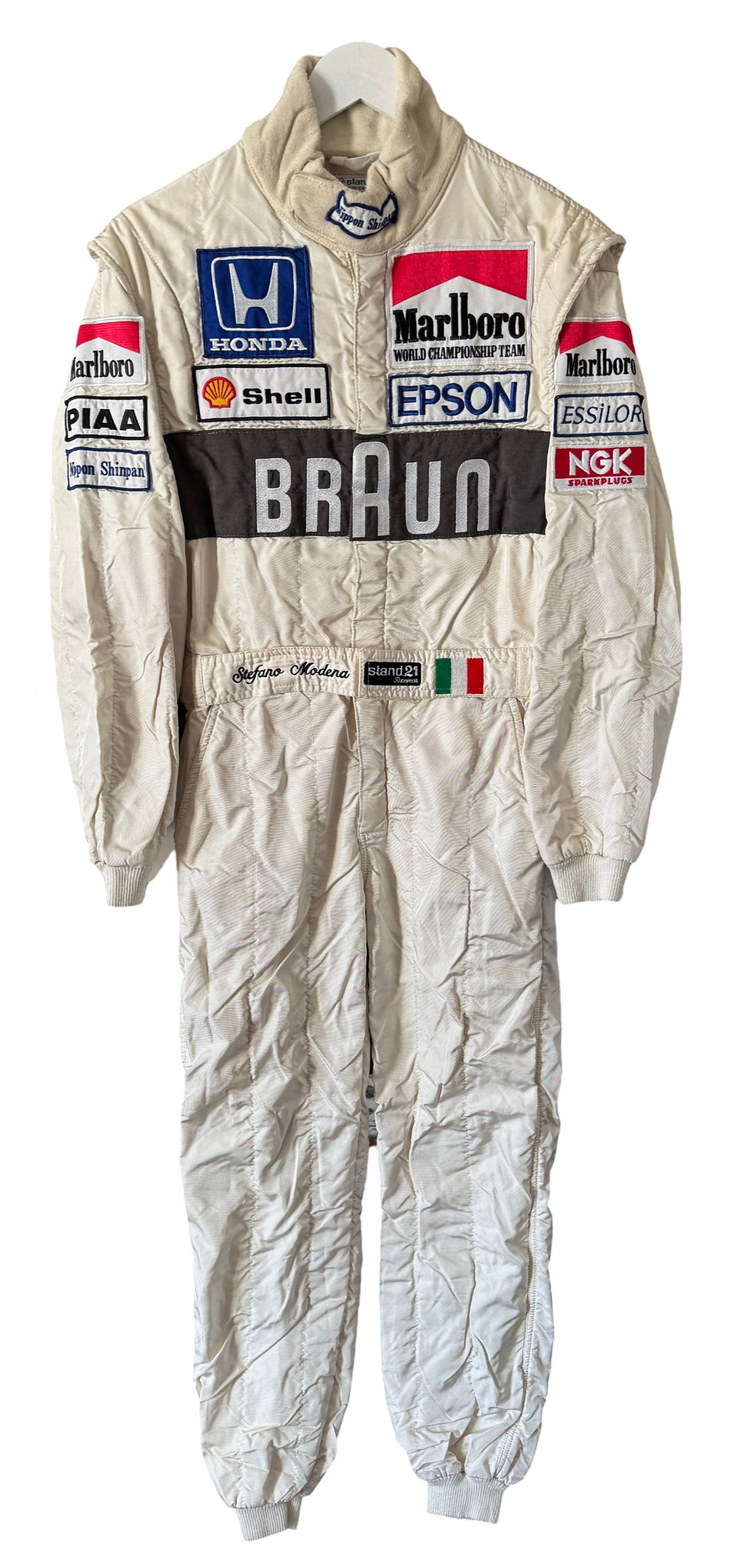Miniature : Race suit 1991 Stefano Modena Braun Tyrrell Honda F1
