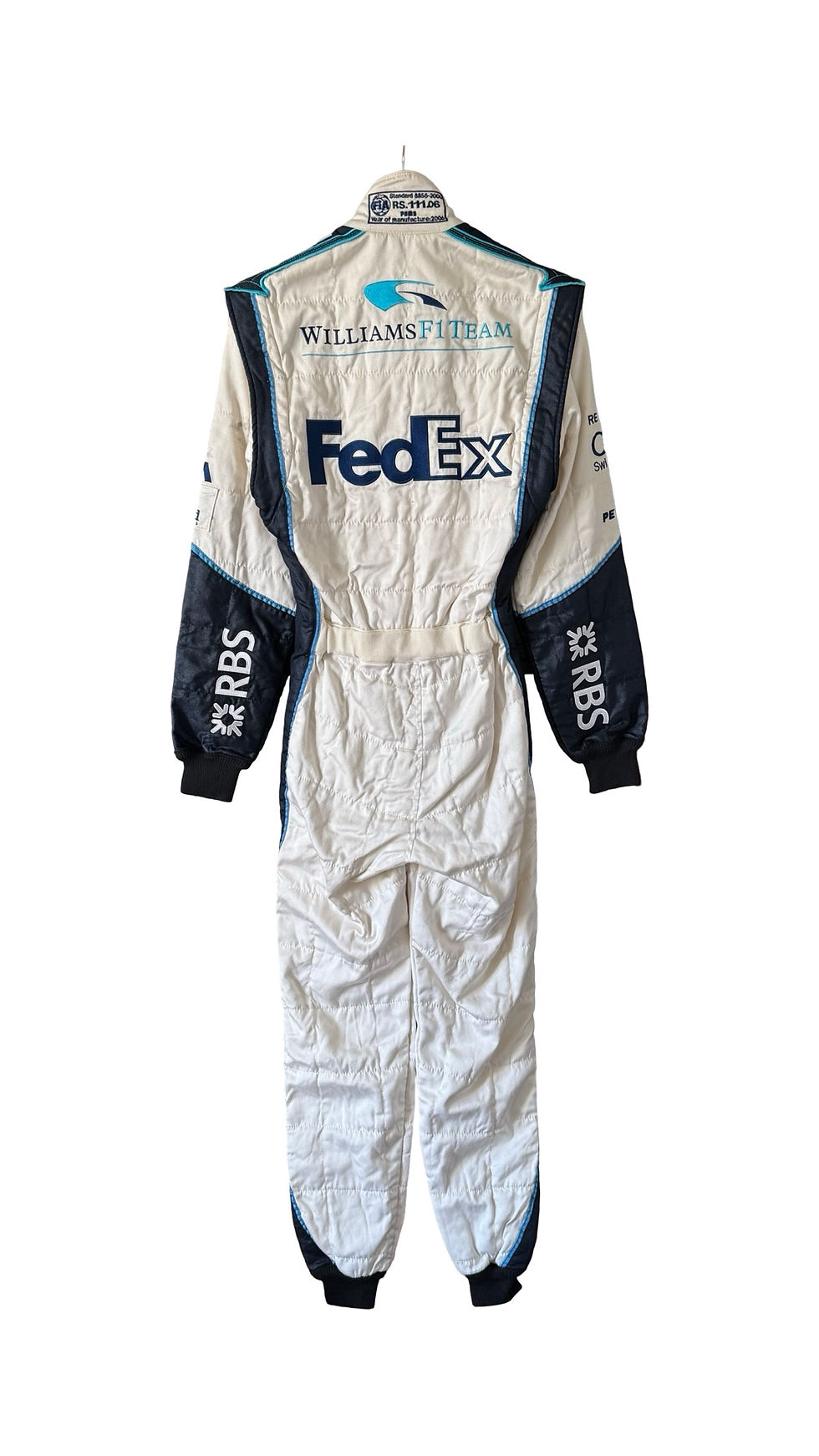 Miniature : Race suit 2006 Nico Rosberg Williams F1 Team Turkish GP Signed