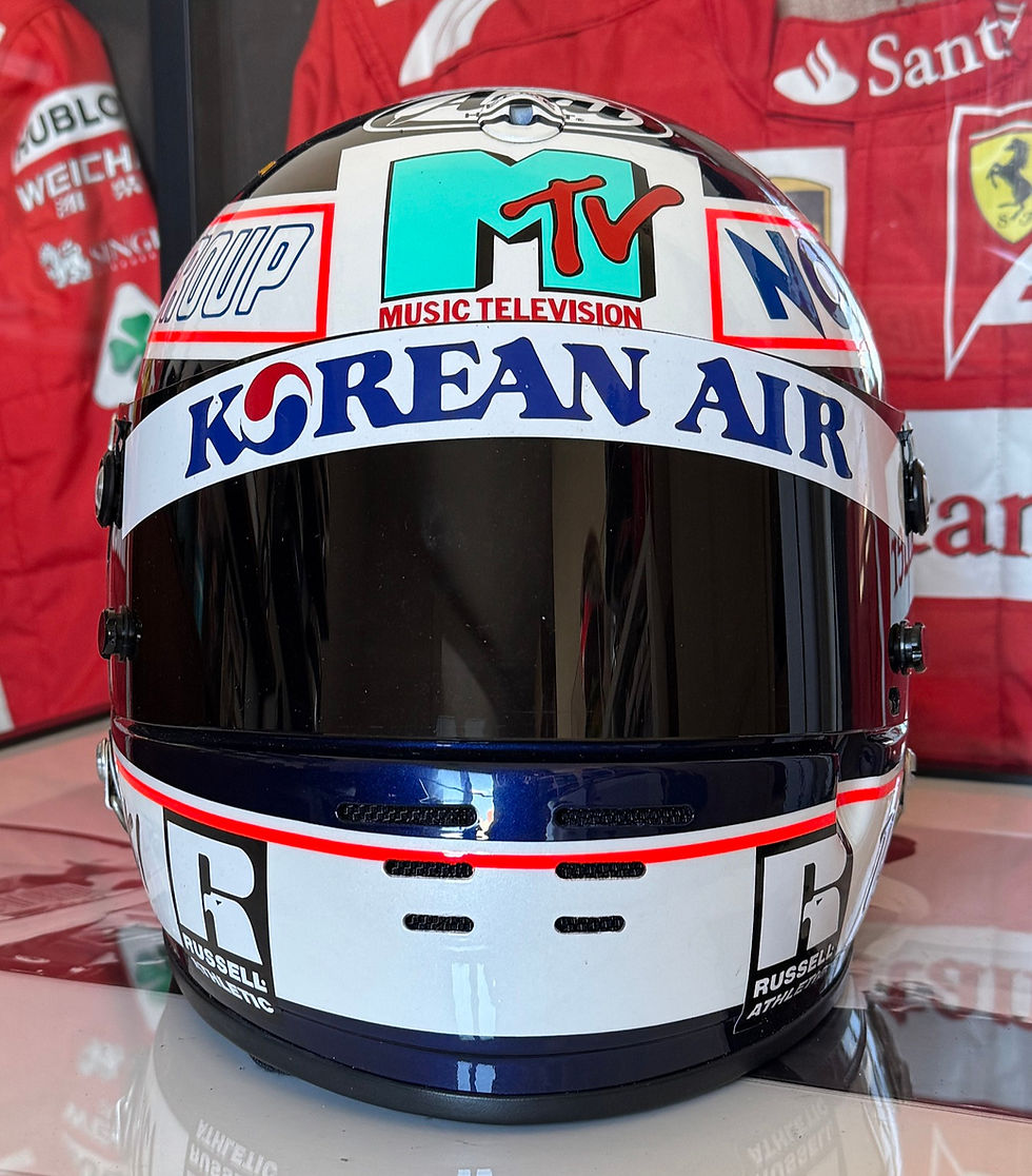 Miniature : Taki Inoue Simtek 1994 Japanese GP Arai GP-3 spare helmet