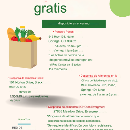 Despensas de alimentos comunitarias