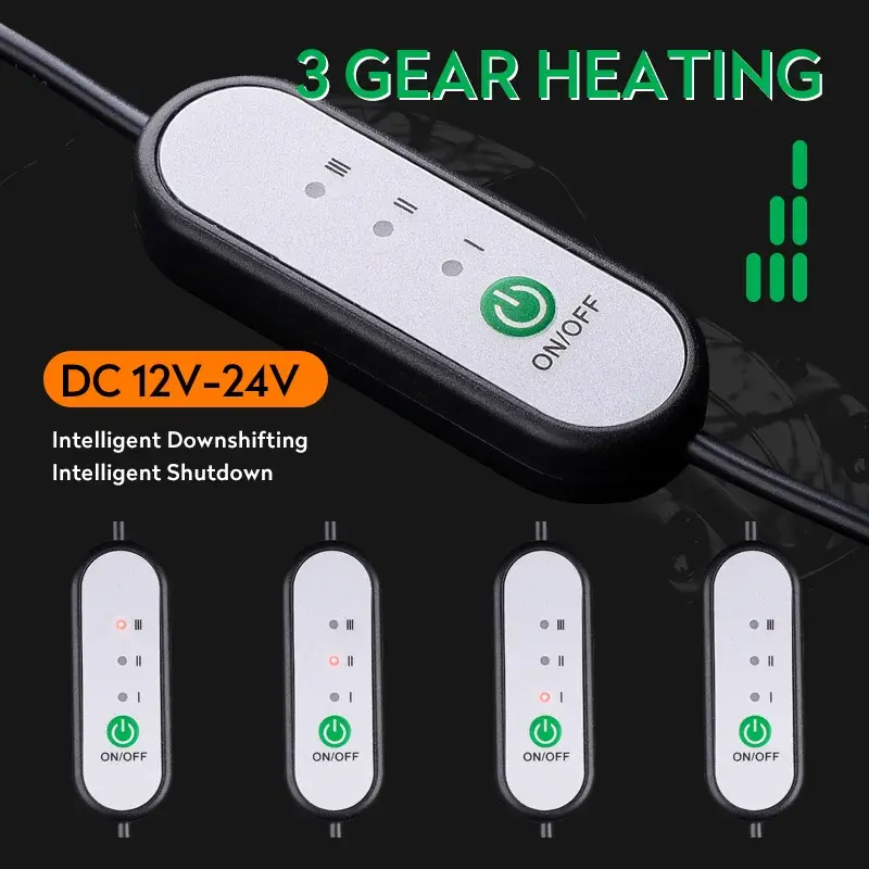 Thumbnail: Electric Car Seat Heating Pad Warm Winter Heated Seats Cushion Universal