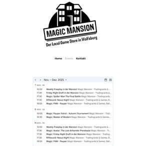 Events, Turniere, Veranstaltungen, Termine...