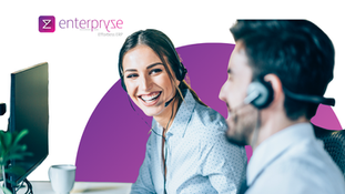 Service Team using the Enterpryze Service