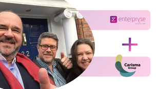 3 happy people from Carisma Motor & Mobility 