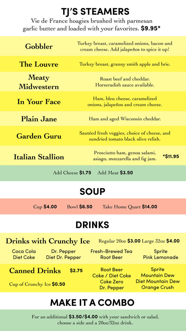 TJ's Sandwich Shop Fayetteville, Arkansas