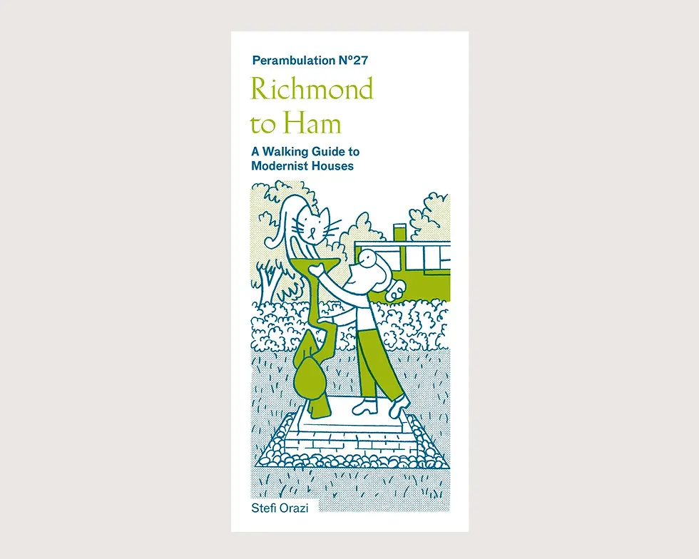 Richmond & Ham Perambulation illustrated walking guide featuring a map and route through southwest London.