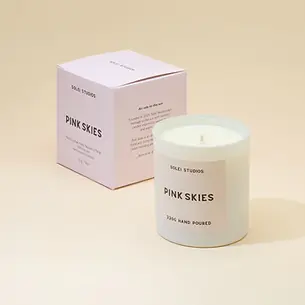 Pink Skies Candle by Solei Studios