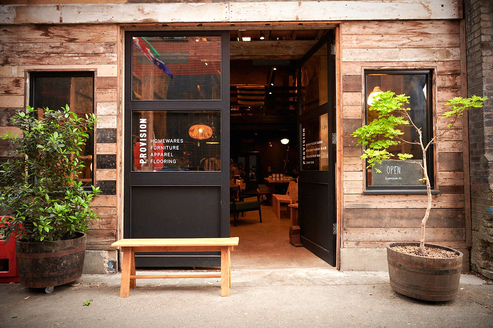 The front of Provision store in Bermondsey
