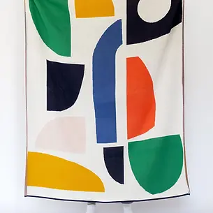 Bruten Cotton Knit Throw