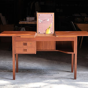 1960s Gunnar Nielsen Danish Teak Desk/Dresser