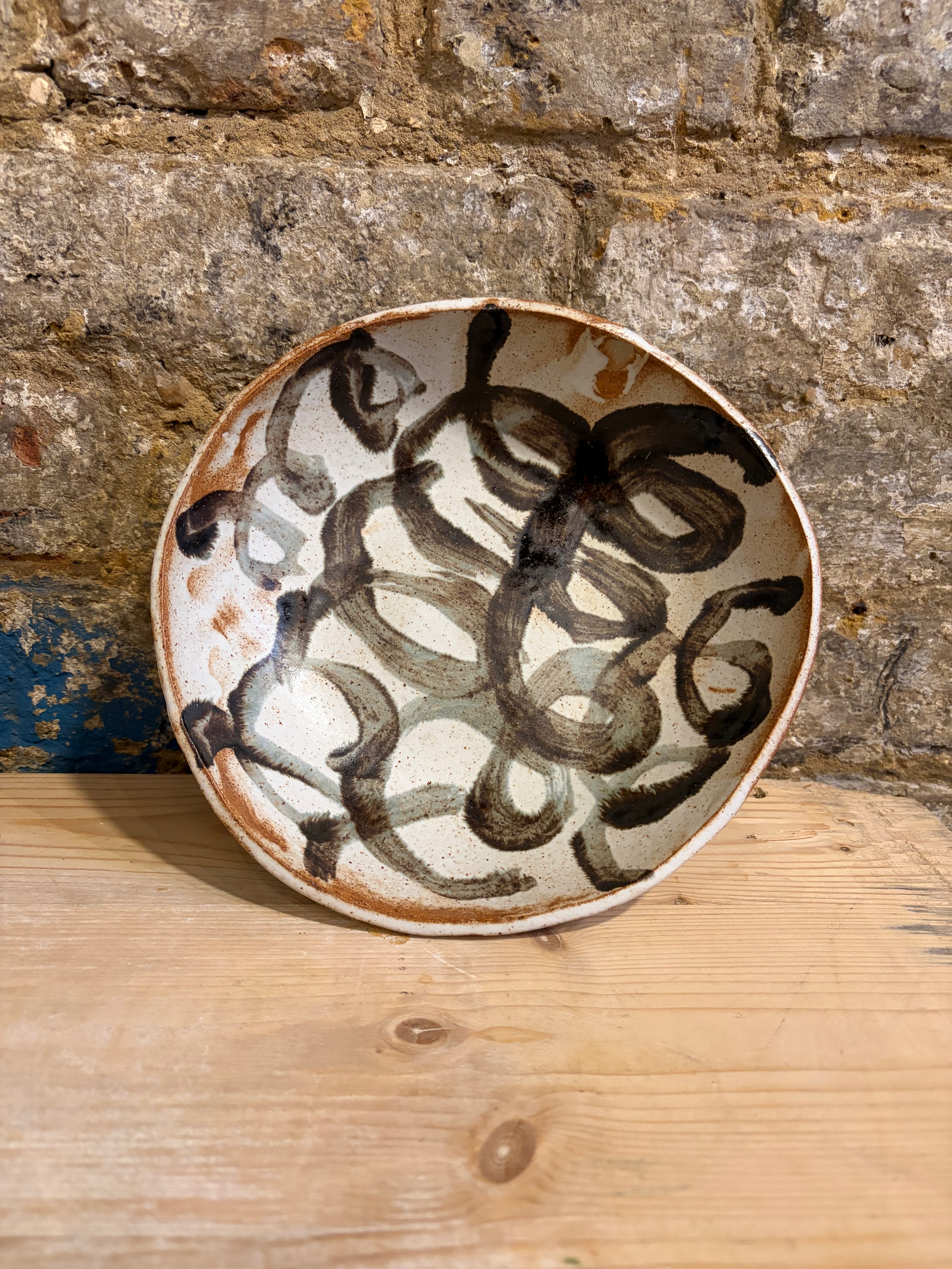Stoneware Salad / Stew Bowl by Nicola Gillis
