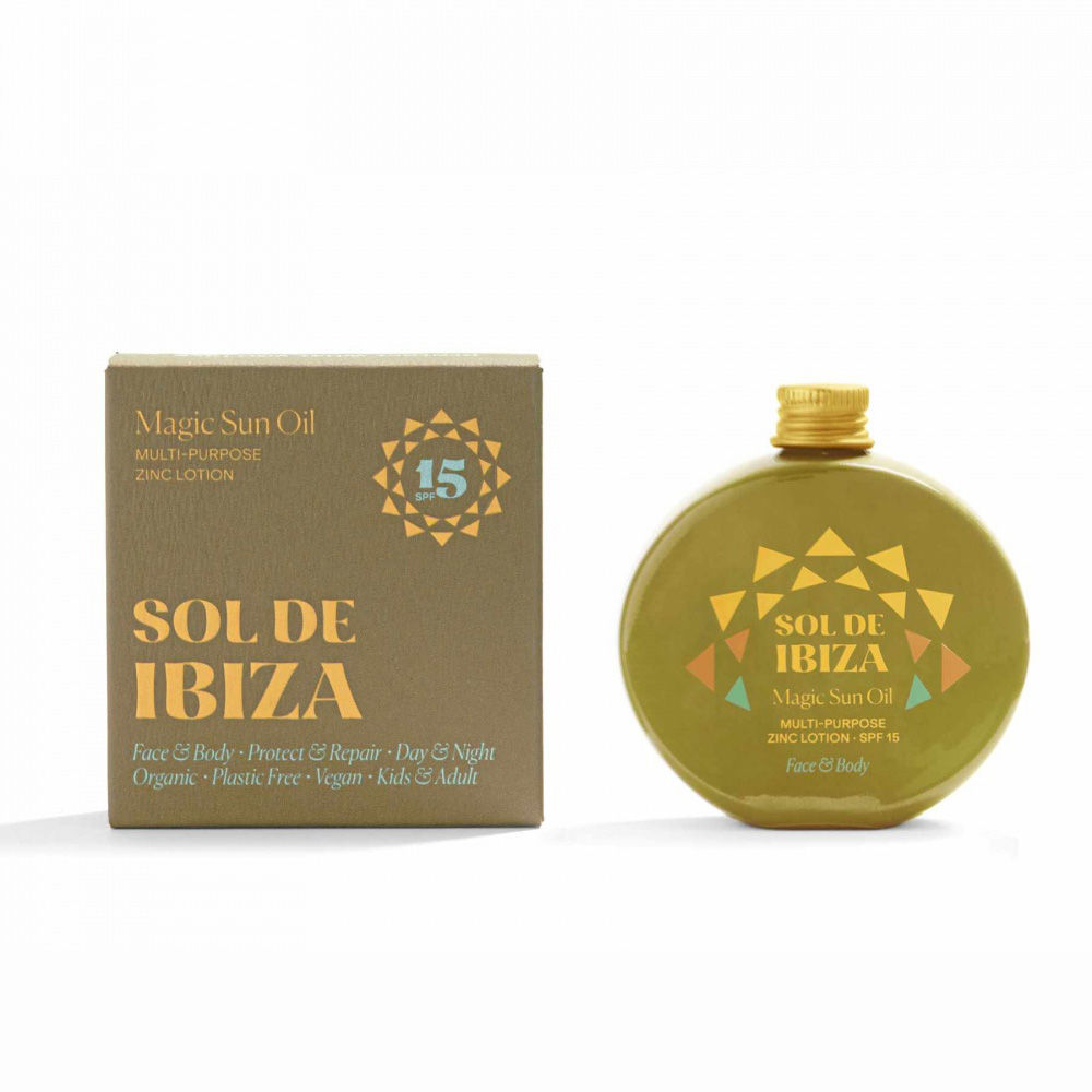 Magic Sun Oil SPF15 face and body lightweight sun protection skincare oil